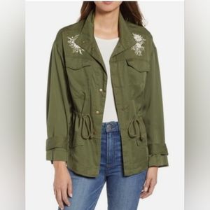 Time And True Green Embroidered Jacket